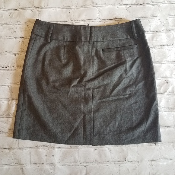 Express Charcoal Gray Mini Skirt - Picture 2 of 3